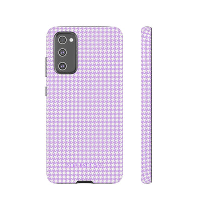 Tough Case - Houndstooth in Pastel Purple