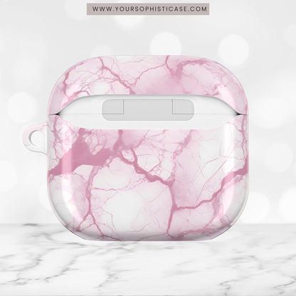 AirPod Cases - Marble Opulence in Pink