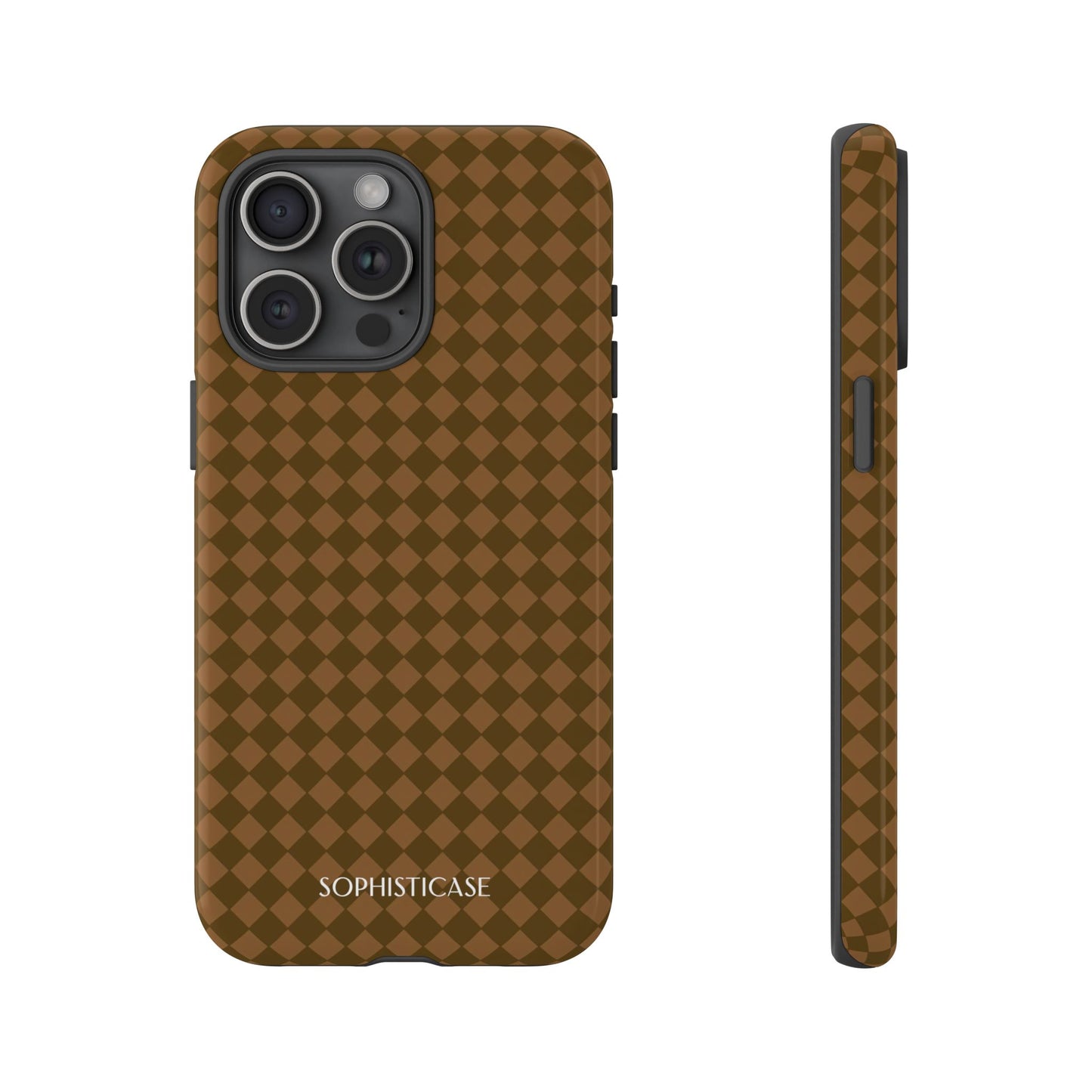Diamond Diva in Deep Brown - iPhone Case