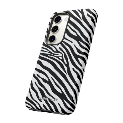 Dark Thoughts in Urban Zebra - Tough Phone Case