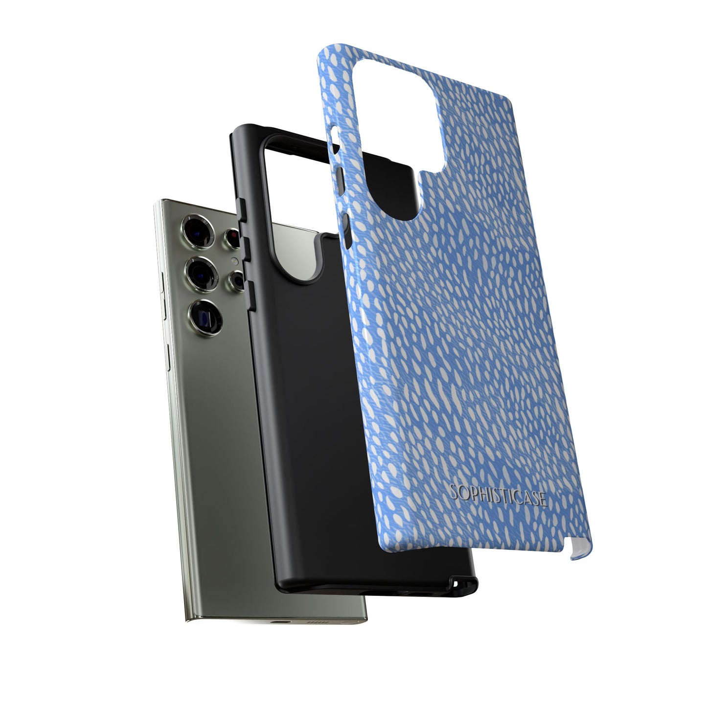 Oh Deer! in Blue - Protective Phone Case for Samsung Galaxy