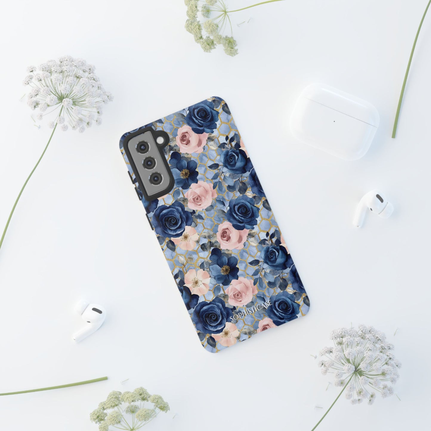 Royal Floral in Gilded Sky - Tough Phone Case