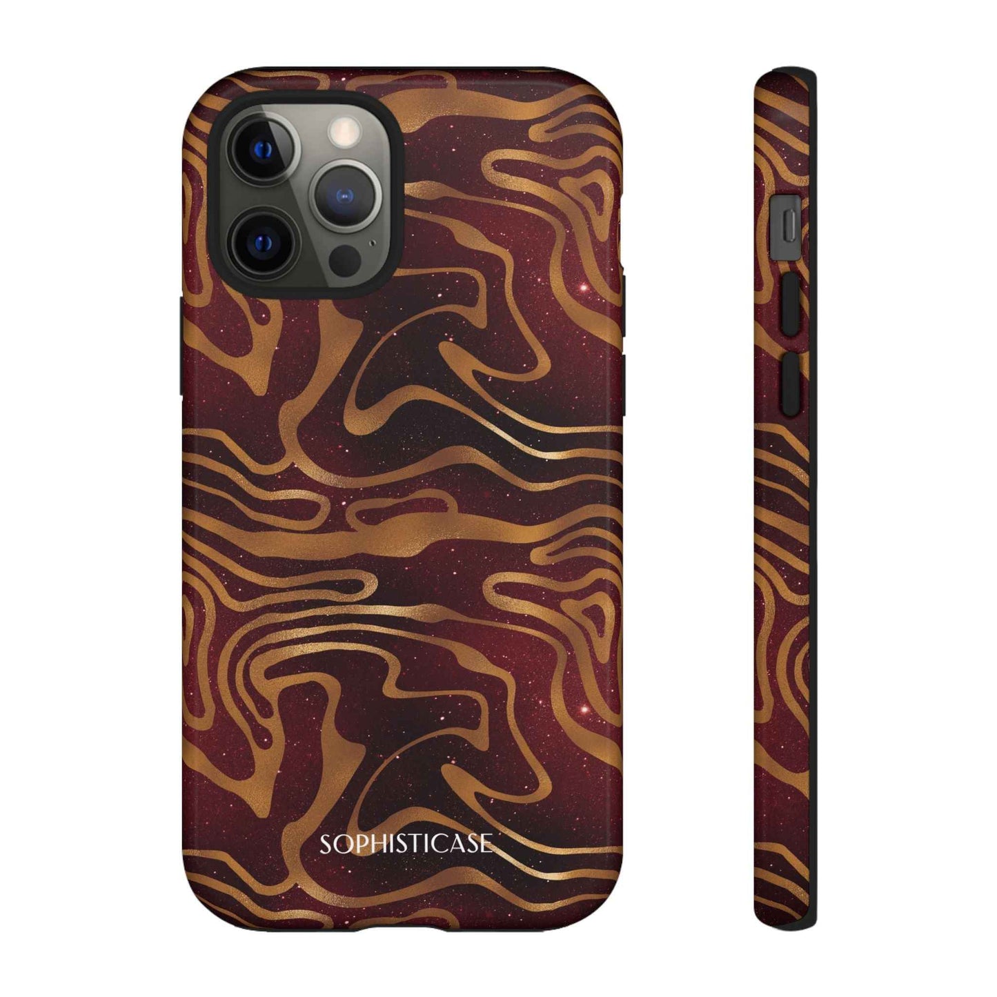 Cosmic Zebra in Red - iPhone Case, Samsung Galaxy Case, Google Pixel Case
