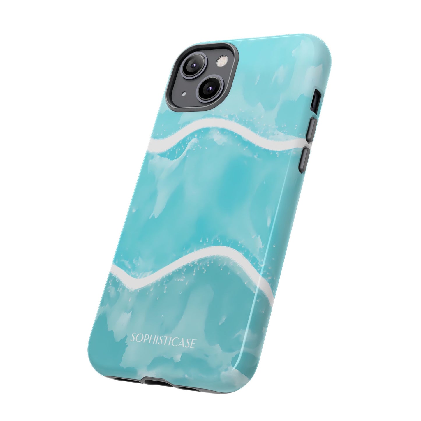 Serenity in Aqua - iPhone Case
