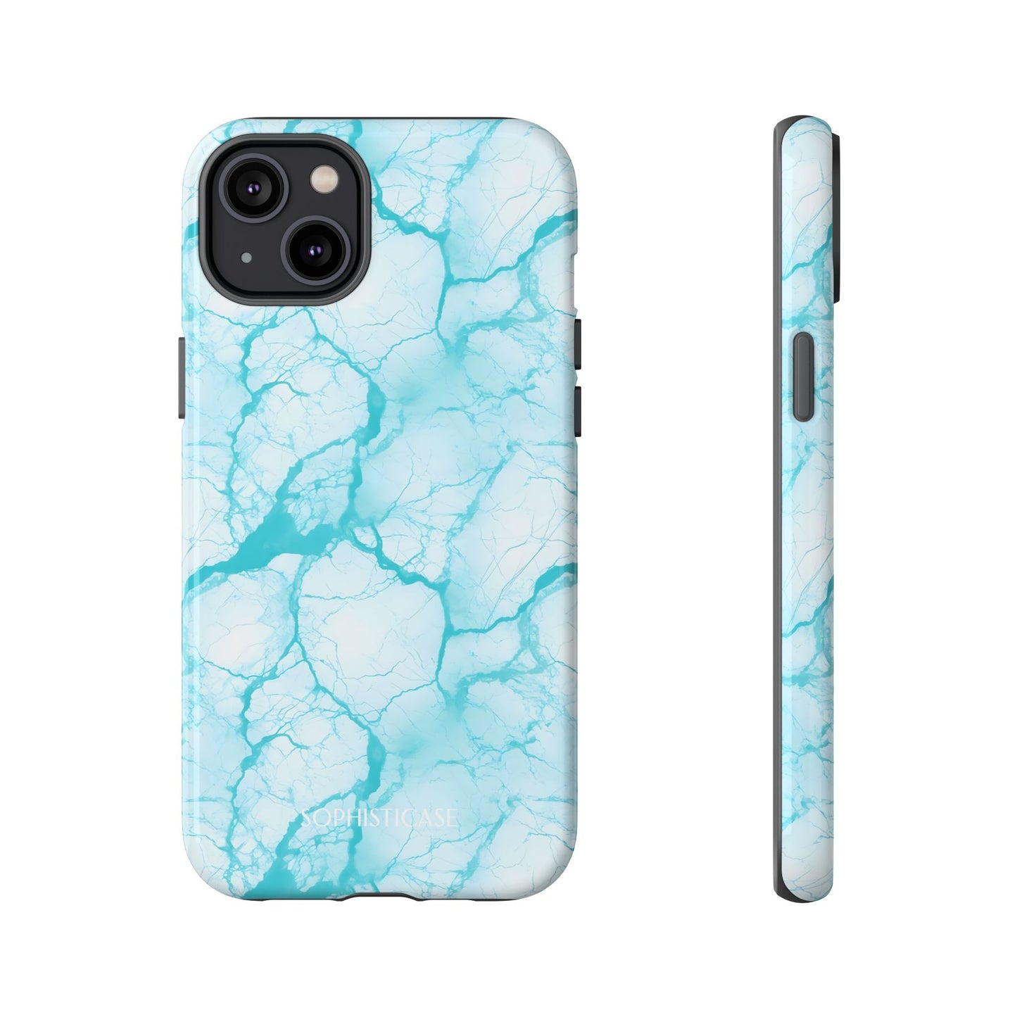 Marble Opulence in Aqua - Tough Phone Case