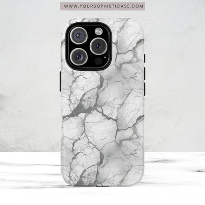 Marble Opulence in Charcoal Grey - Magsafe Case