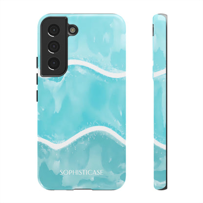 Serenity in Aqua - Drop Proof Phone Case for Samsung Galaxy