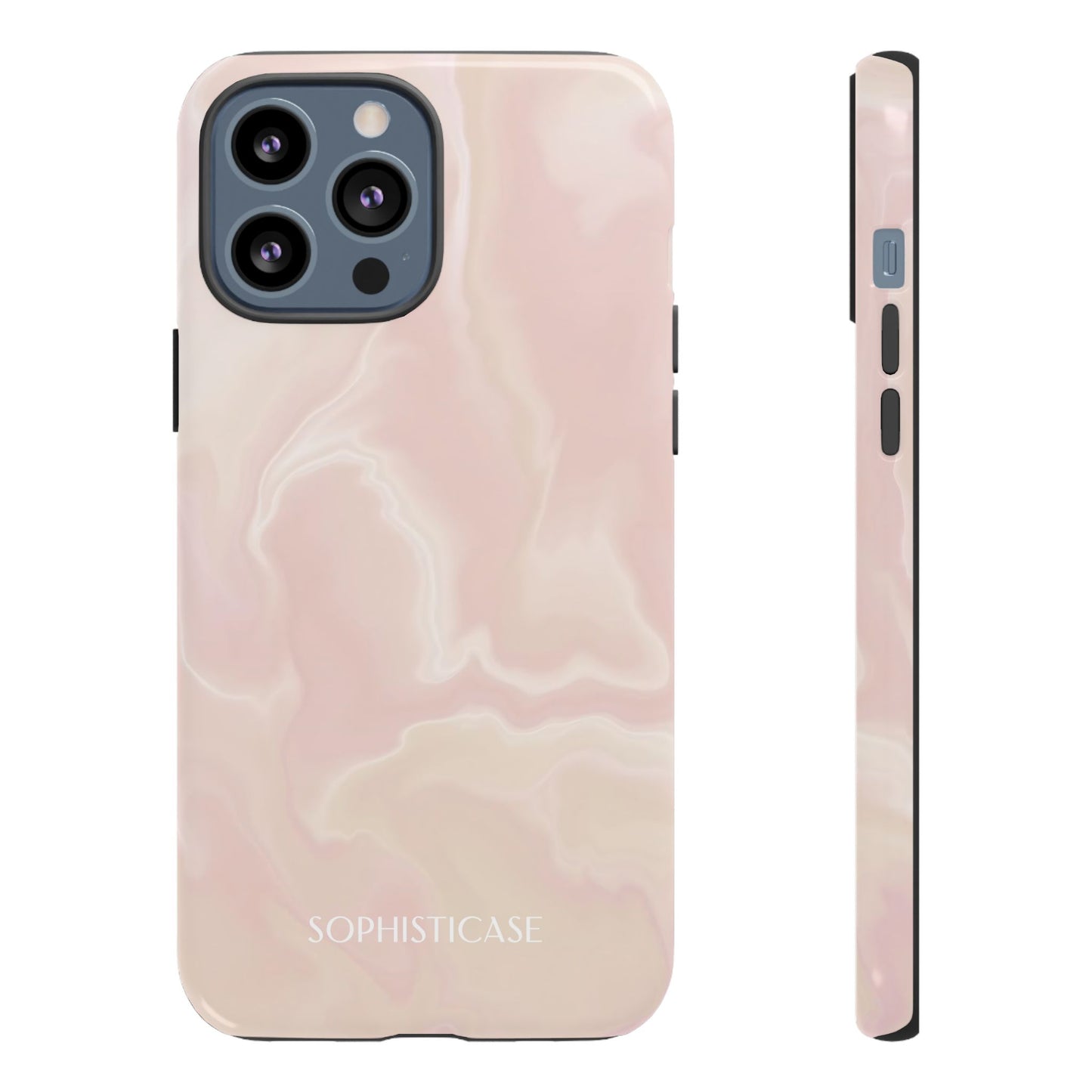 Liquid Magic in Beige Haze - iPhone Case