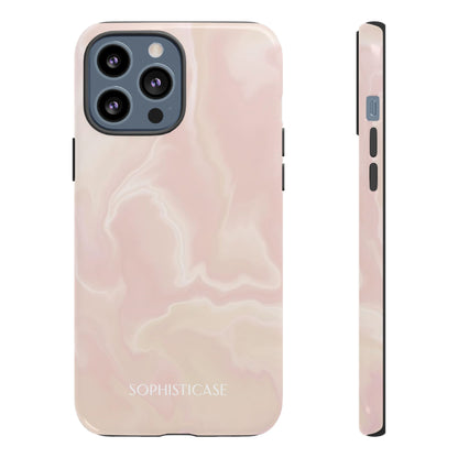 Liquid Magic in Beige Haze - iPhone Case