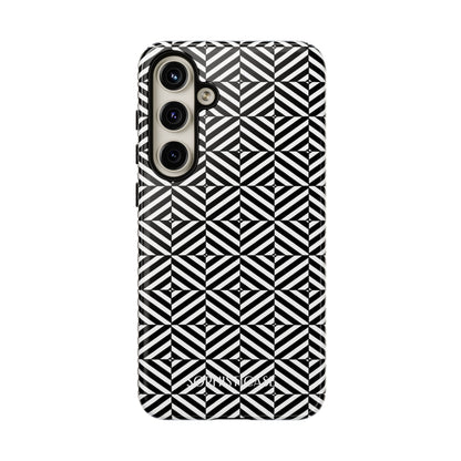 Illusions in Black - Tough Phone Case for Samsung Galaxy