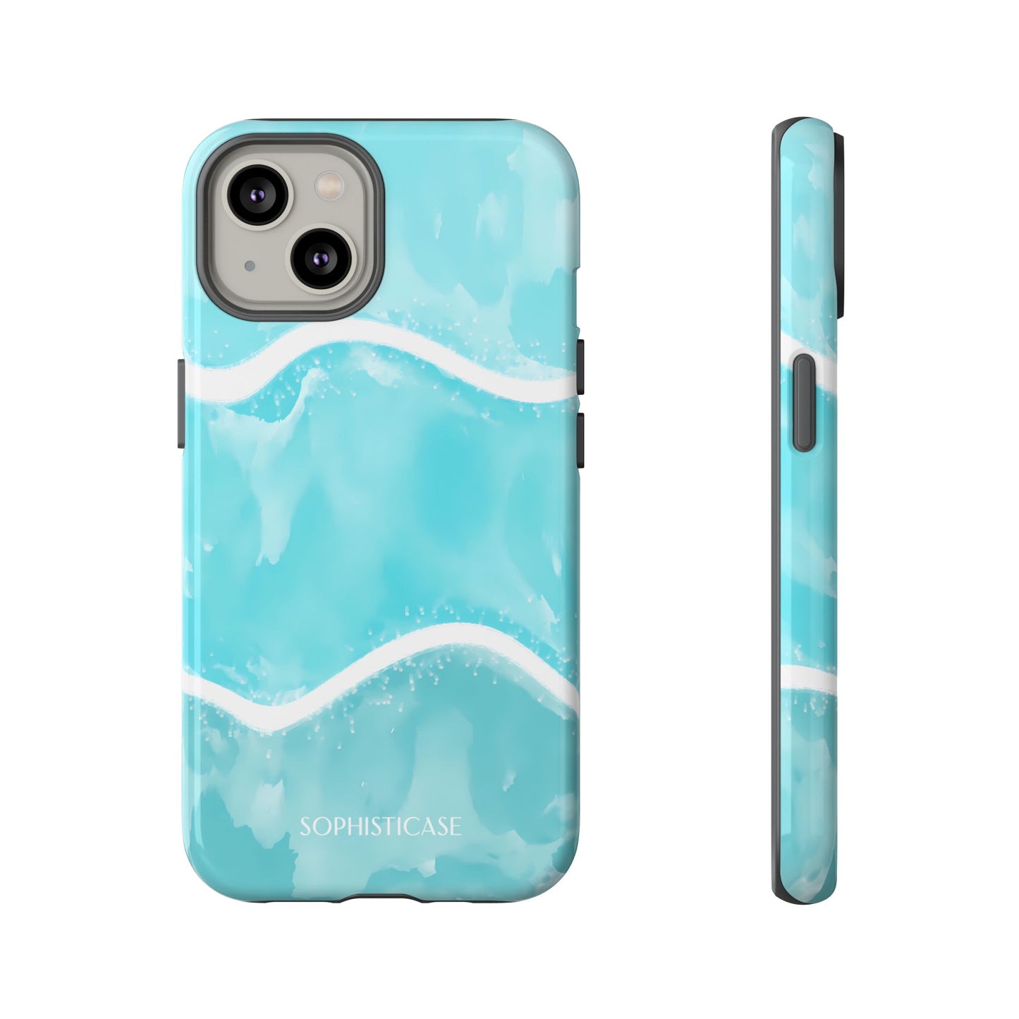 Serenity in Aqua - iPhone Case