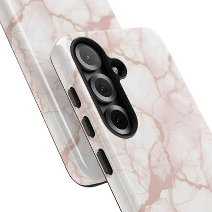 Marble Opulence in Neutral Beige - Tough Phone Case