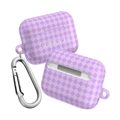 AirPod Cases - Diamond Diva in Pastel Purple
