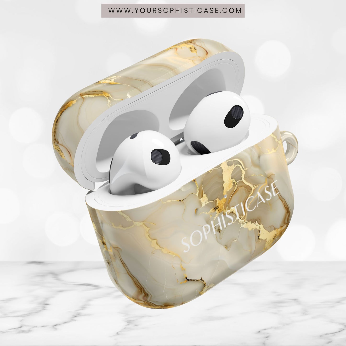 AirPod Cases - Gold Rush in Solace