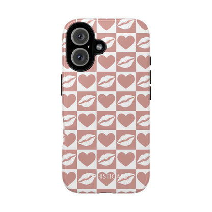 Belle Amie in Neutral Brown - Galentines Release - Drop Proof Protective Phone Case for iPhone, Samsung Galaxy and Google Pixel