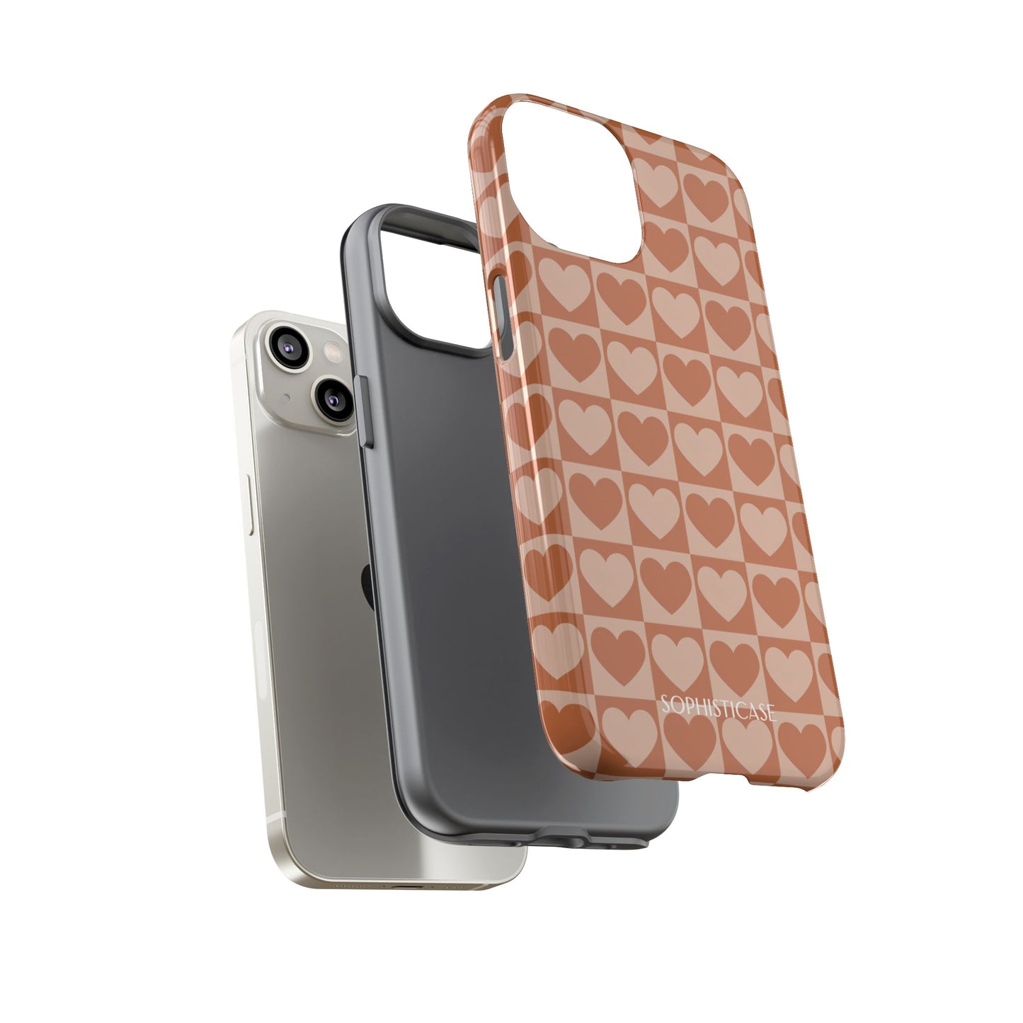 Tough Love in Brown - Tough Phone Case