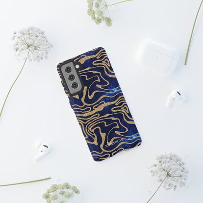 Cosmic Zebra in Blue - iPhone Case, Samsung Galaxy Case, Google Pixel Case