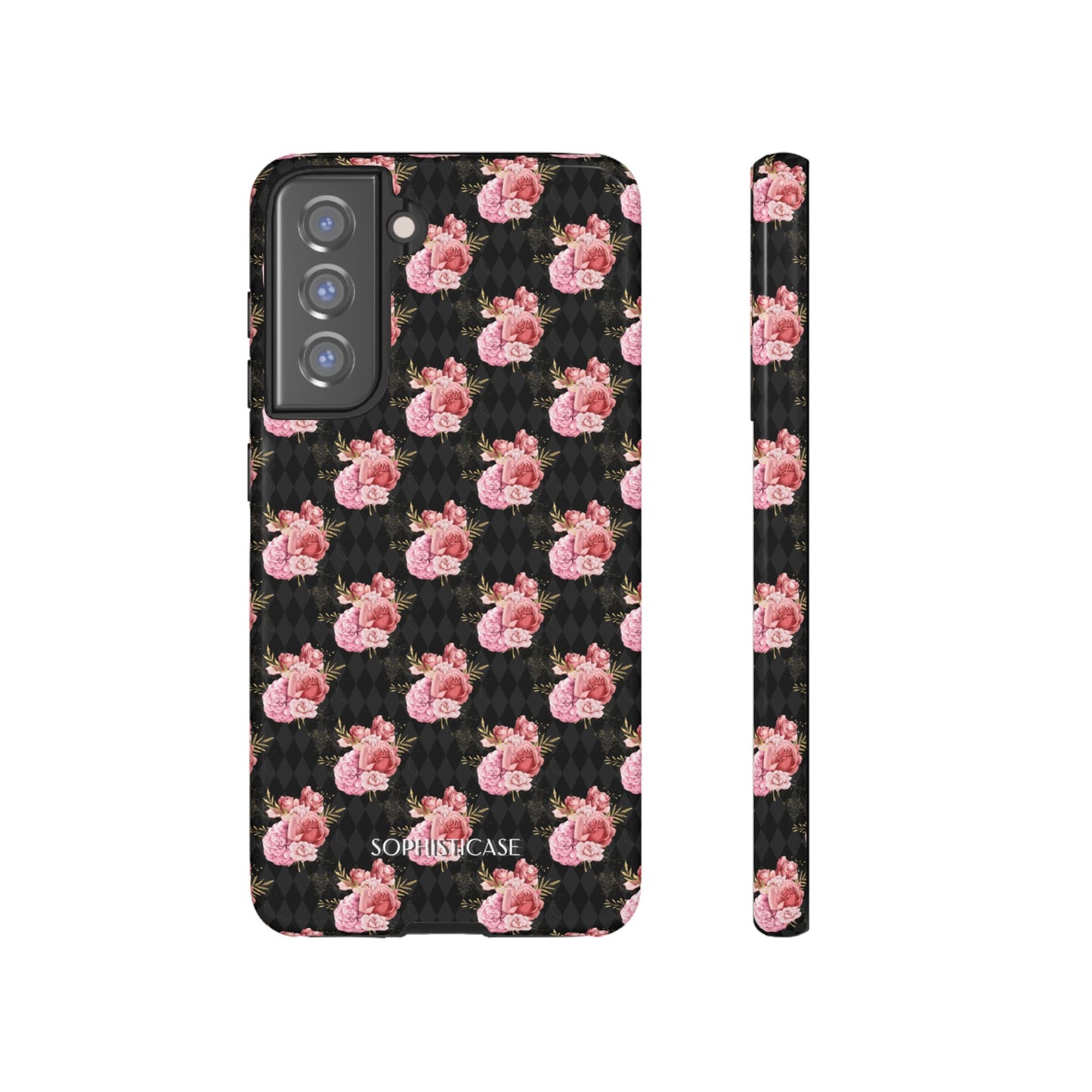 Rose Diamond Romance in Vivienne - Tough Phone Case