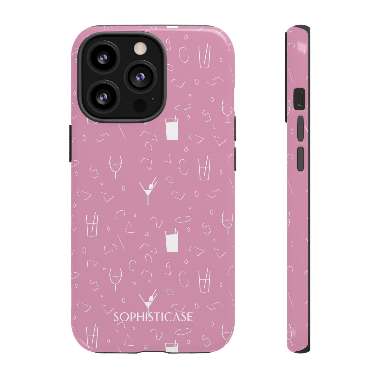 Cocktail Hour in Pink - iPhone Case