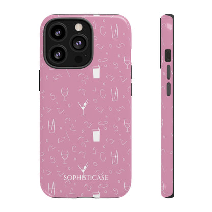 Cocktail Hour in Pink - iPhone Case