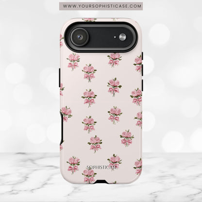 The Sweetest Thing in Coquette Rose Bouquet - iPhone Case, Samsung Galaxy Case, Google Pixel Case