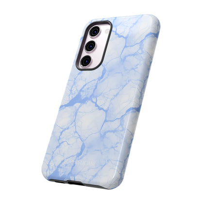 Marble Opulence in Blue - Tough Phone Case