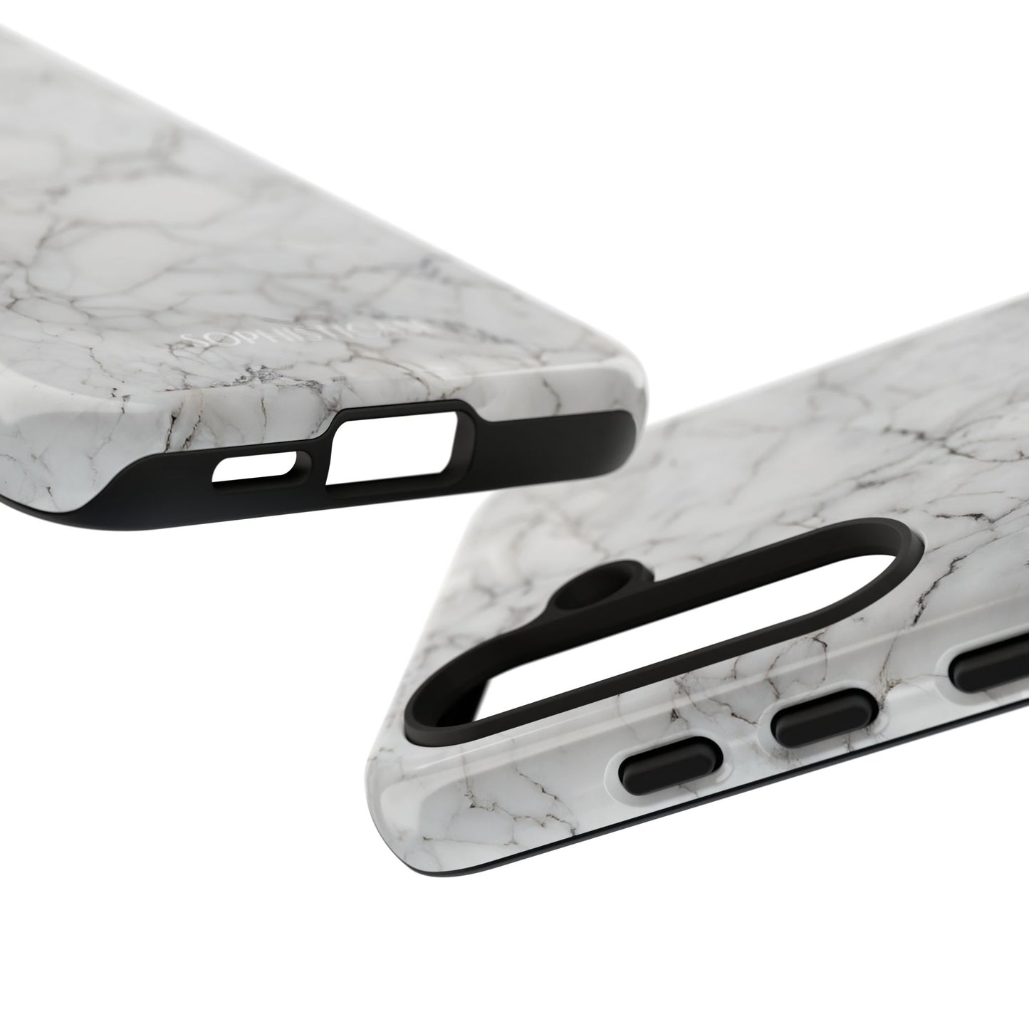 Marble Opulence in White - iPhone Case, Samsung Galaxy Case, Google Pixel Case