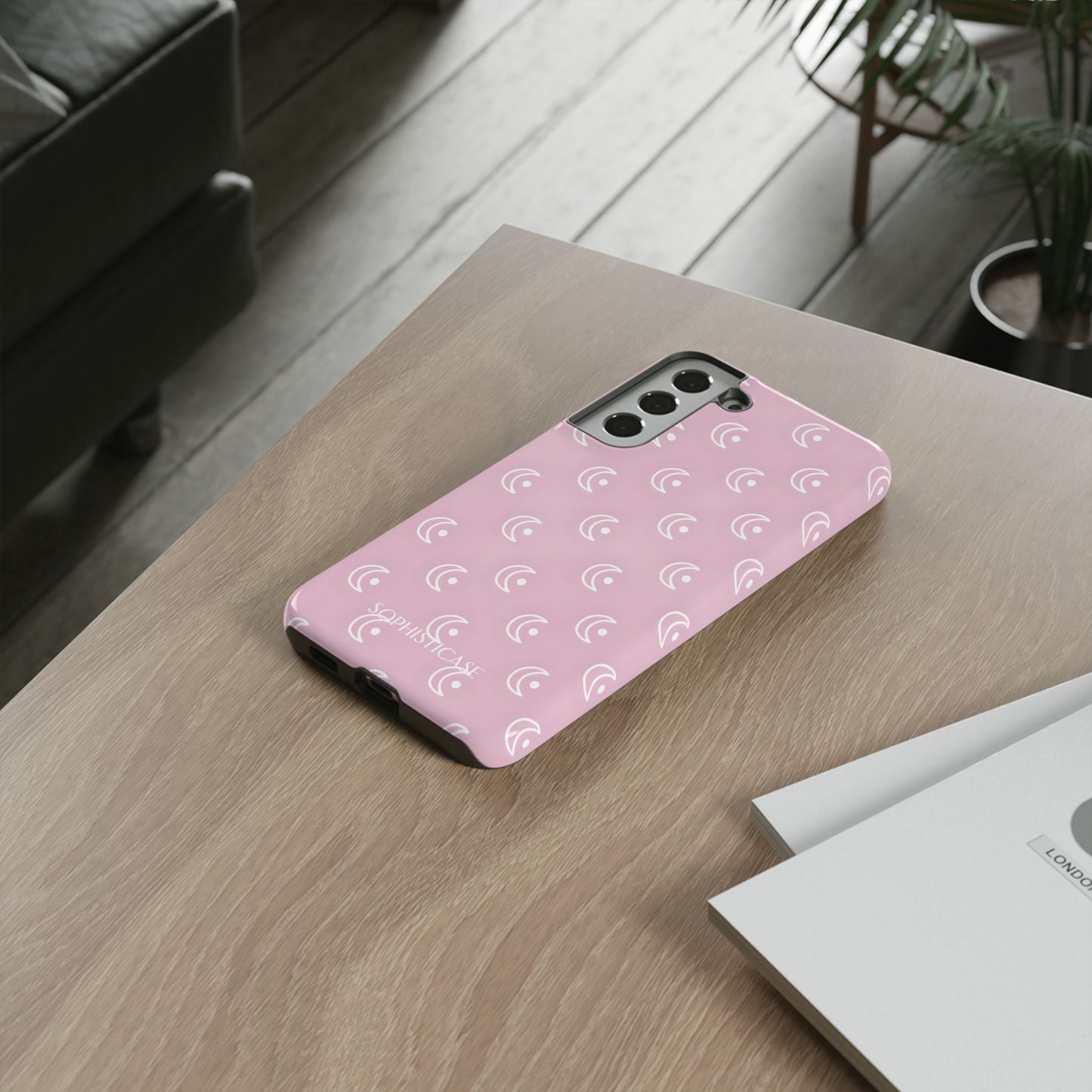 Moon Phase in Pink - Tough Phone Case for Samsung Galaxy