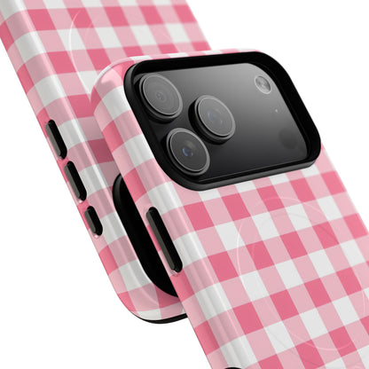 Gingham in Salmon - Magsafe Case