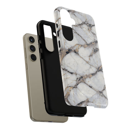 Marble Opulence in Cracked Beige - iPhone Case, Samsung Galaxy Case, Google Pixel Case