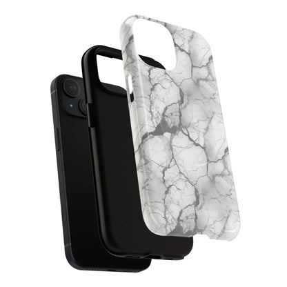 Marble Opulence in Charcoal Grey - Magsafe Case
