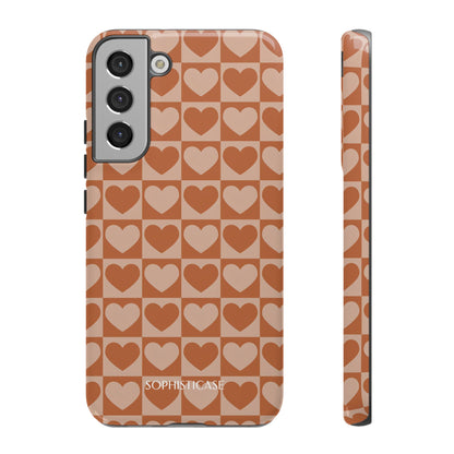 Tough Love in Brown - Tough Phone Case