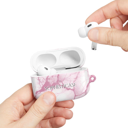 AirPod Cases - Marble Opulence in Pink