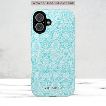 Luxe Lace in Aqua - Magsafe Case