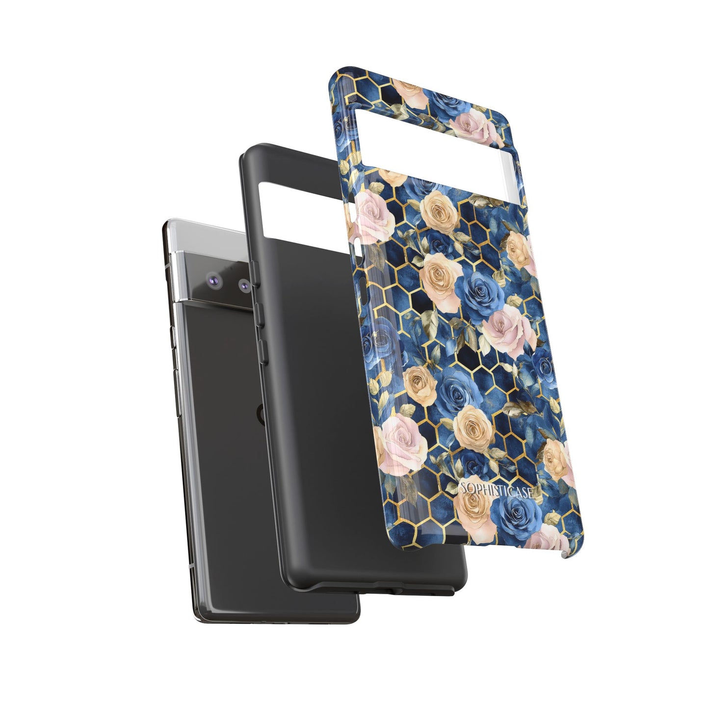 Royal Floral in Midnight Rose - Tough Phone Case