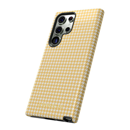 Tough Case - Houndstooth in Mustard