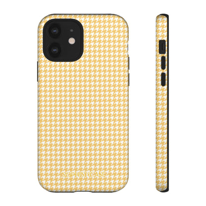 Tough Case - Houndstooth in Mustard