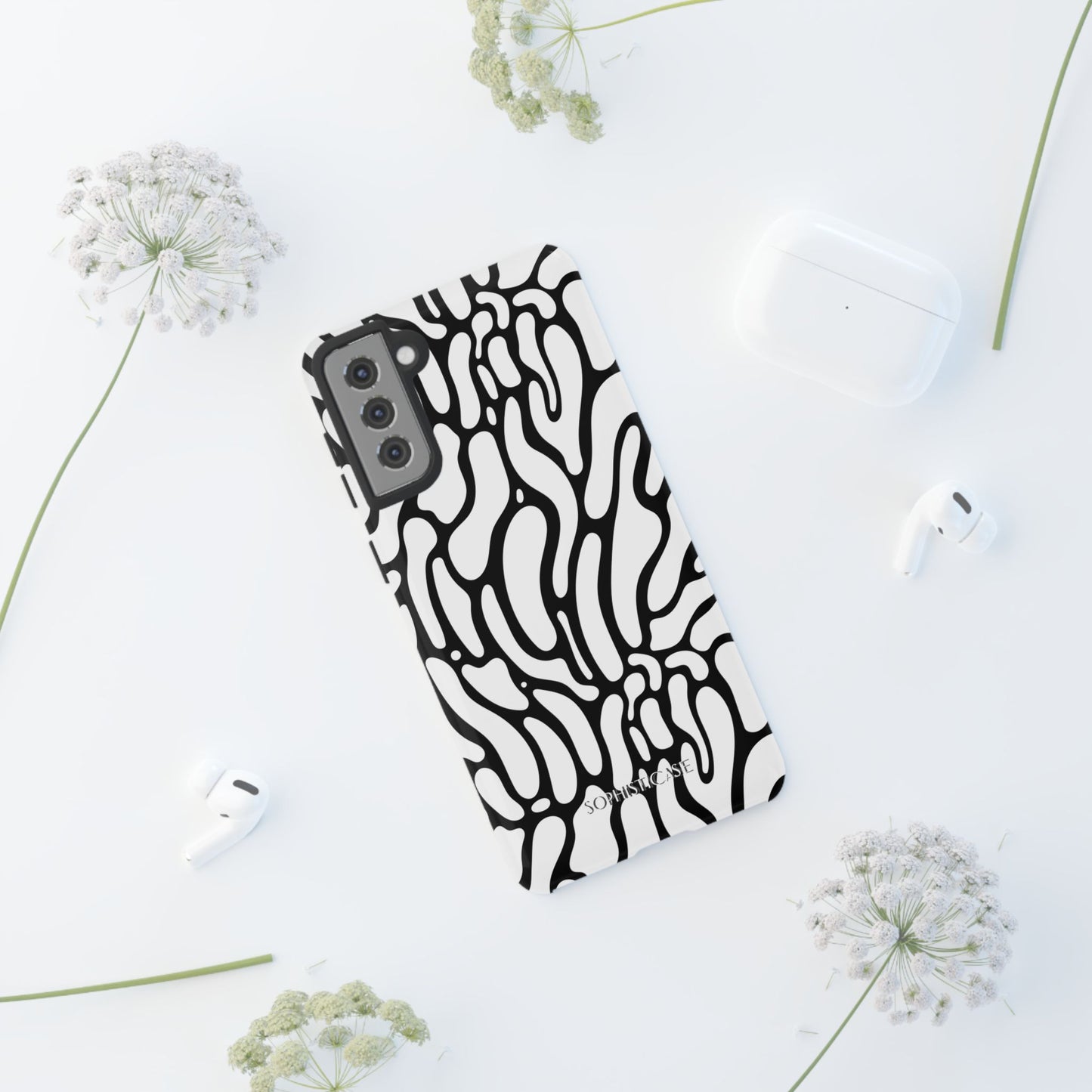 Dark Thoughts in Onyx - Tough Phone Case