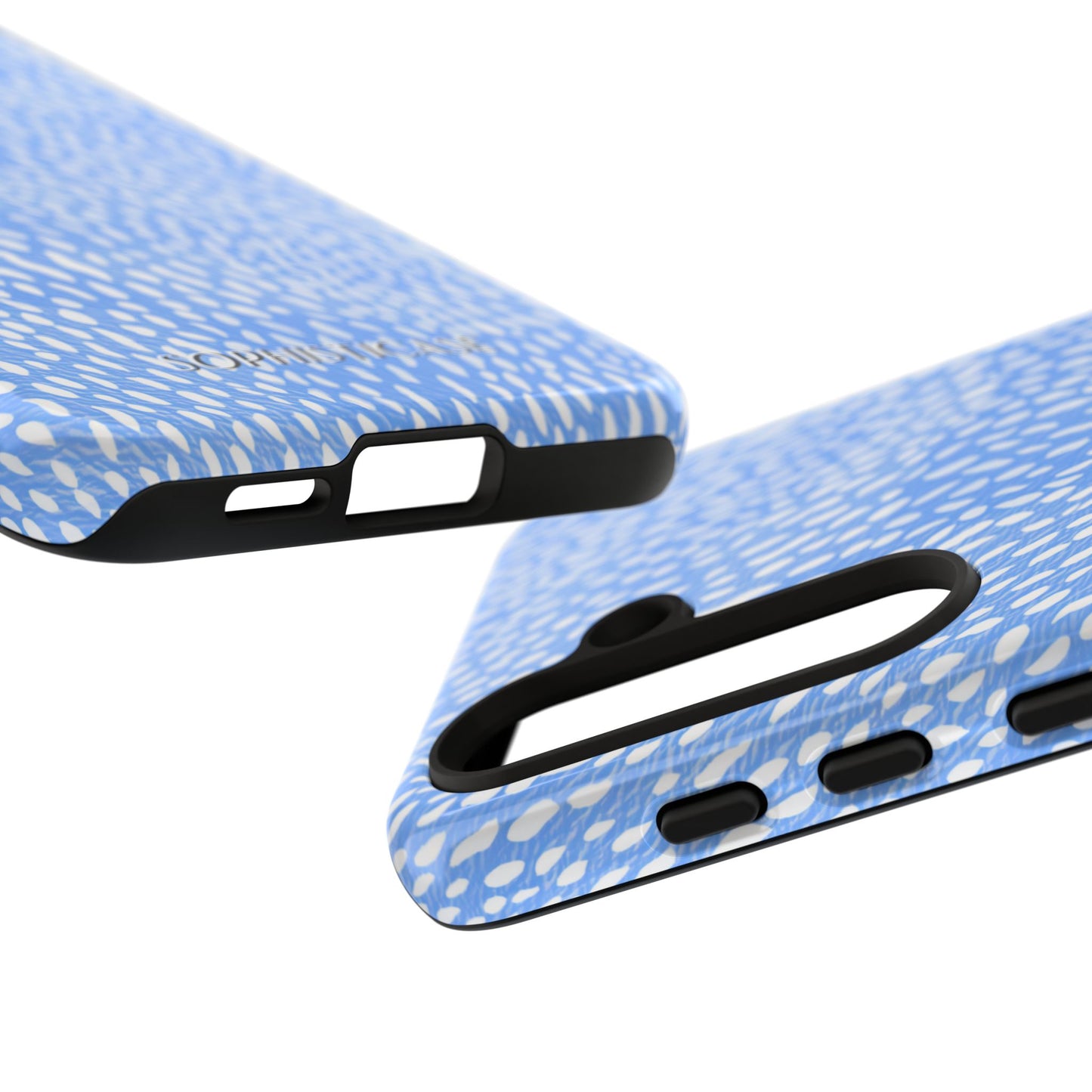 Oh Deer! in Blue - Protective Phone Case for Samsung Galaxy