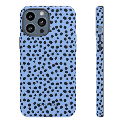 Cheetahs and Liars in Blue - iPhone Case