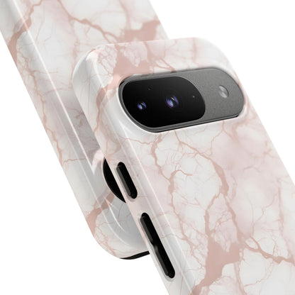 Marble Opulence in Neutral Beige - Tough Phone Case