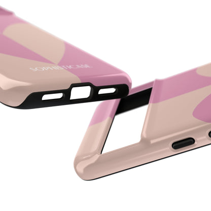 Be Mine in Pink and Brown - iPhone Case, Samsung Galaxy Case, Google Pixel Case