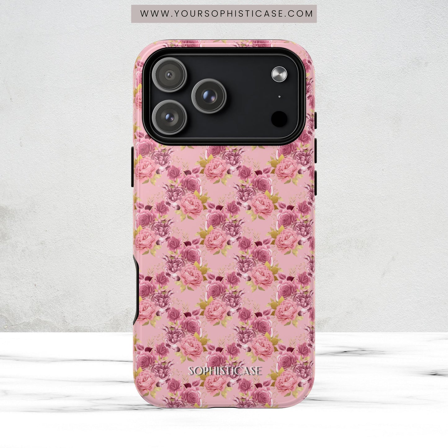 Rose Diamond Romance in Amelie - Magsafe Case