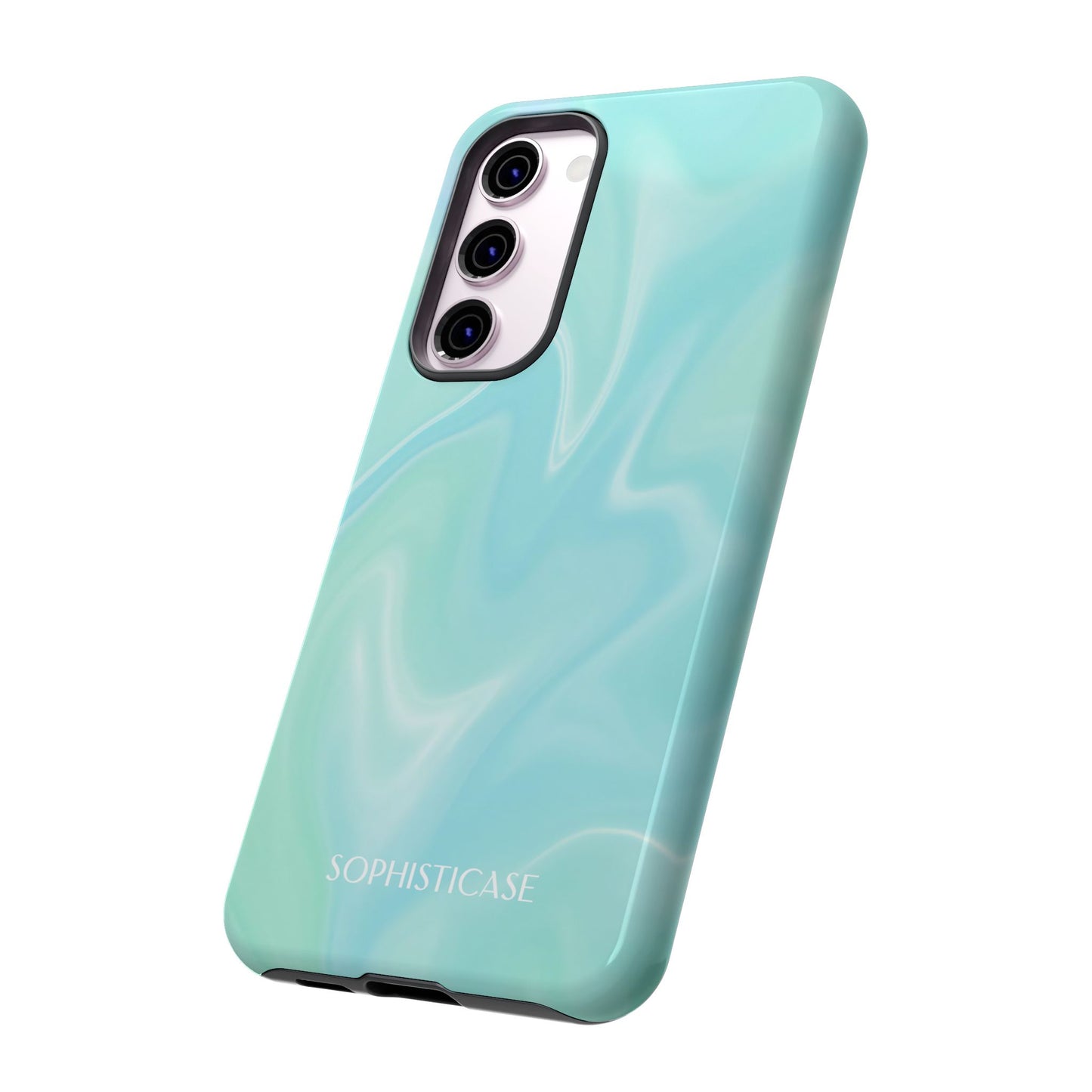 Liquid Magic in Green Haze - Drop Proof Phone Case for Samsung Galaxy