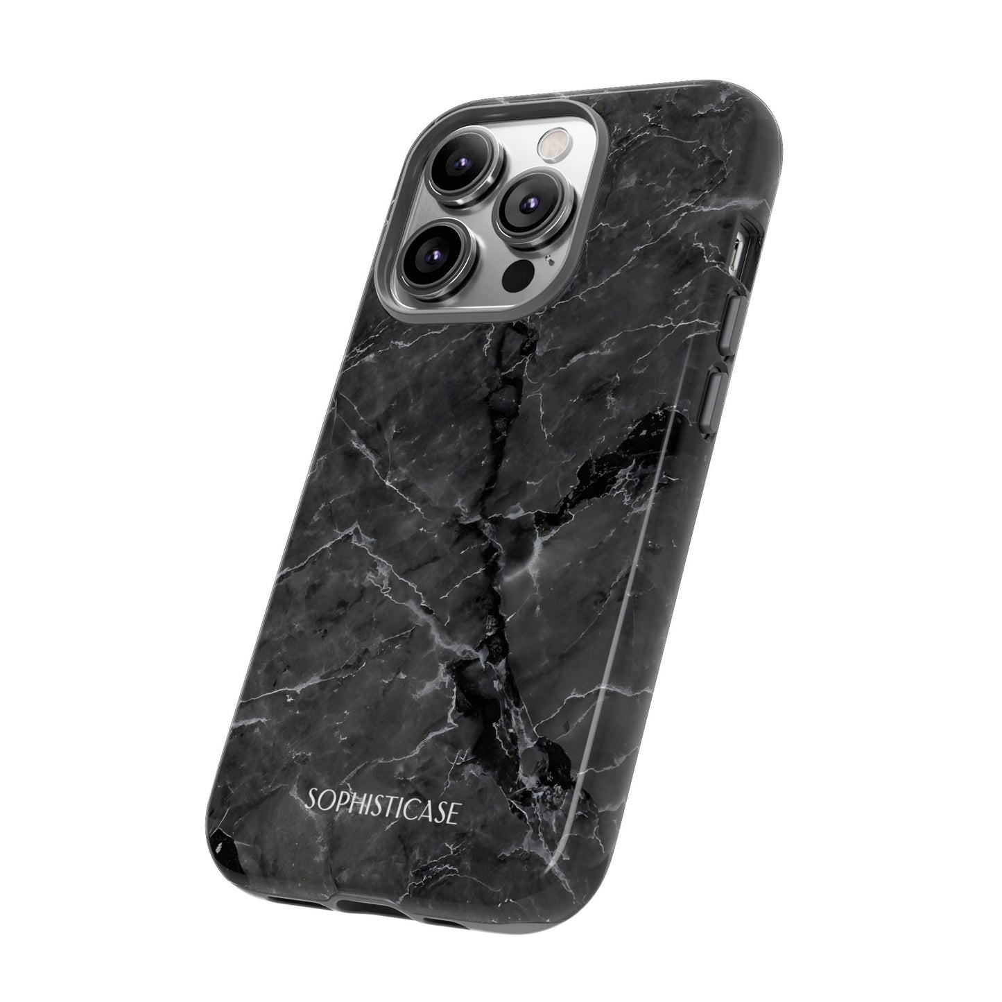 Marble Opulence in Black - iPhone Case, Samsung Galaxy Case, Google Pixel Case