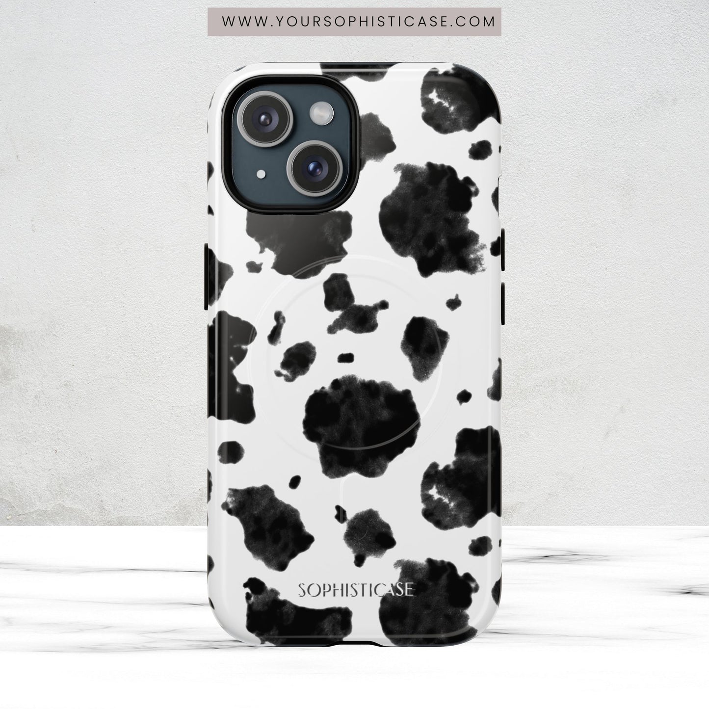 Holy Cow in Black - Magsafe Case