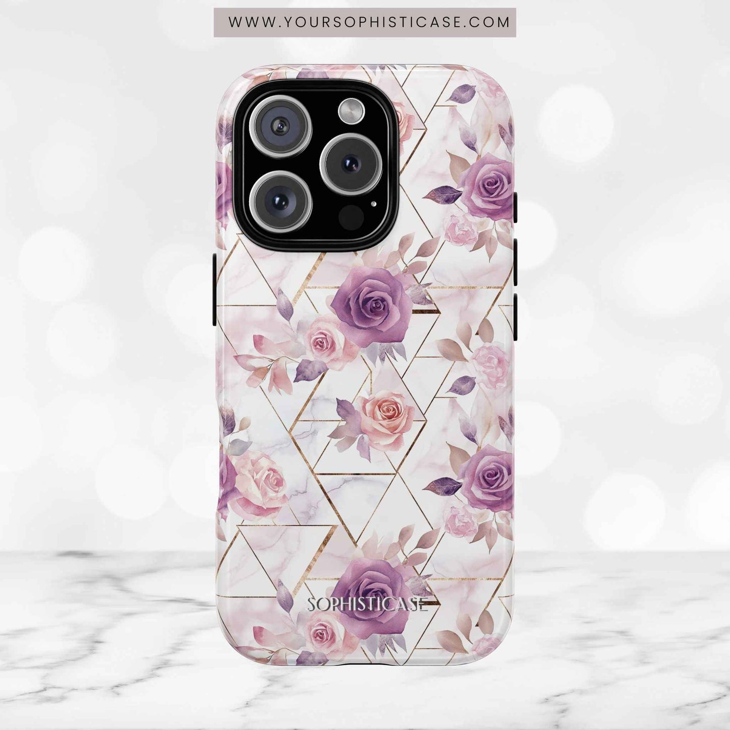 Royal Floral in Rose Royale - Tough Phone Case