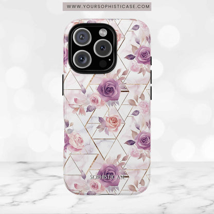 Royal Floral in Rose Royale - Tough Phone Case