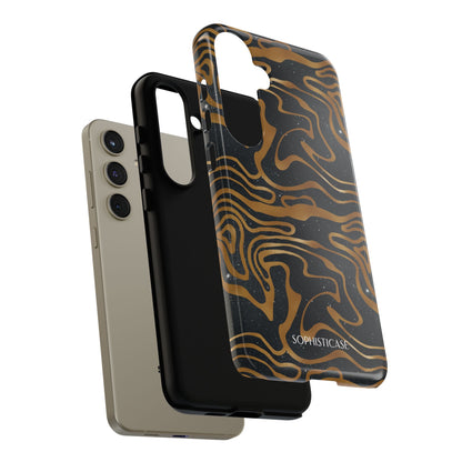 Cosmic Zebra in Black - iPhone Case, Samsung Galaxy Case, Google Pixel Case