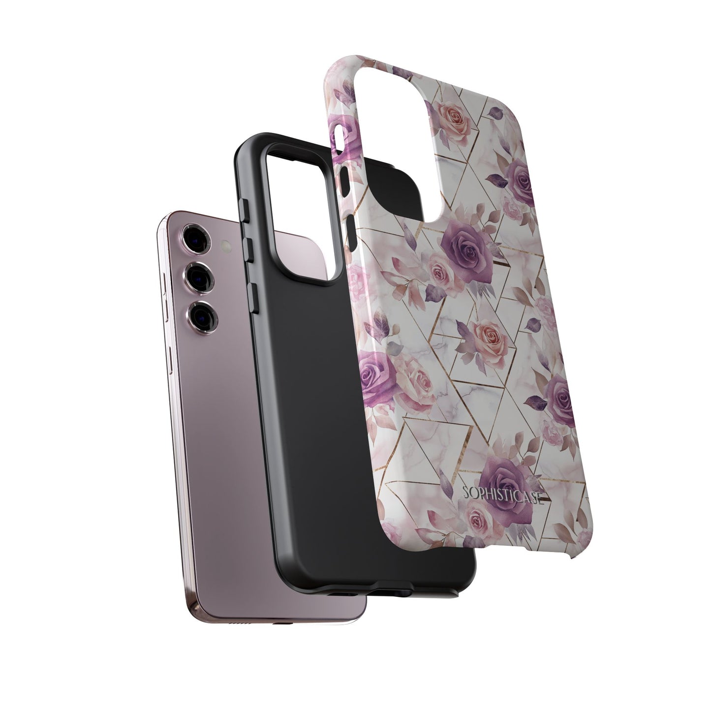 Royal Floral in Rose Royale - Tough Phone Case